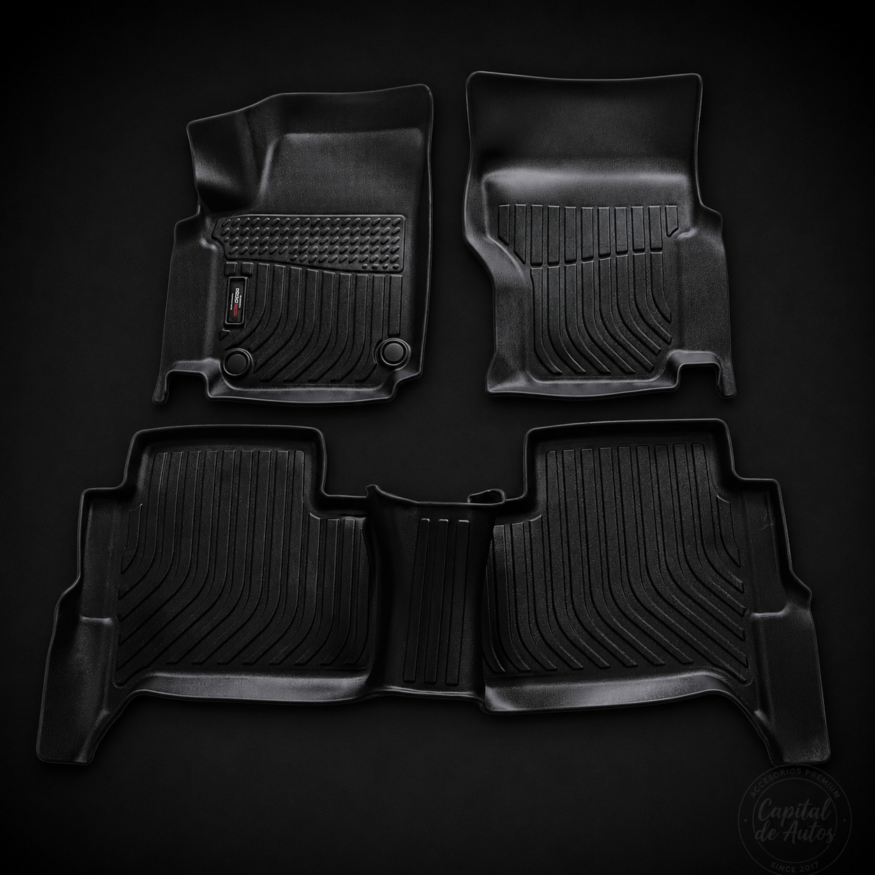 Alfombra Volkswagen Amarok 2010-2025 Pasajeros Sin Portavasos Trasero AY
