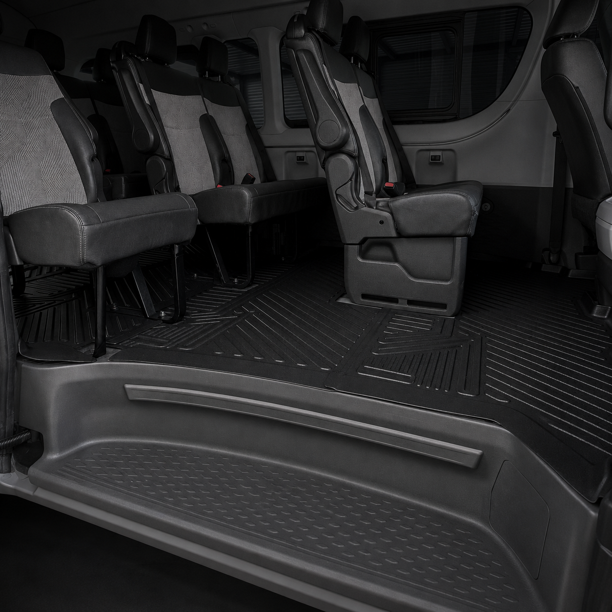 Alfombra Toyota Hiace Techo Alto 2020+ 14 Pasajeros KQ