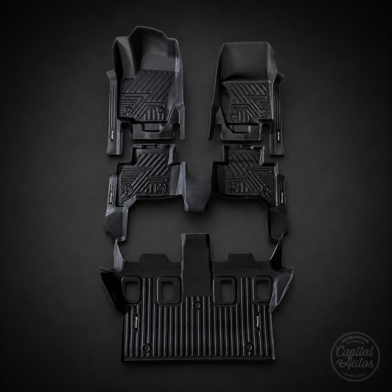 Alfombra Toyota Land Cruiser Prado 2025+ Pasajeros Sin Hielera KQ