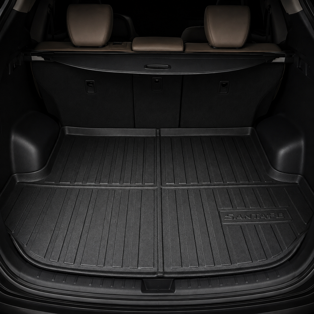Alfombra Hyundai Santa Fe 2013-2018 5 Pasajeros Cajuela RU