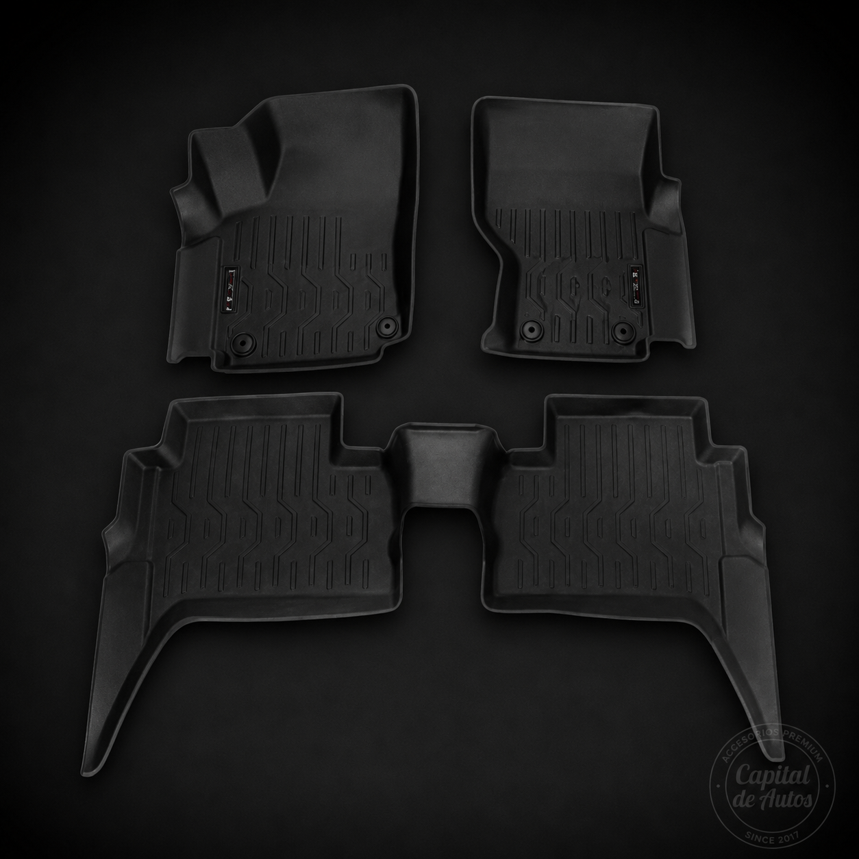Alfombra Volkswagen Amarok 2010-2025 Pasajeros Con Portavasos Trasero AF
