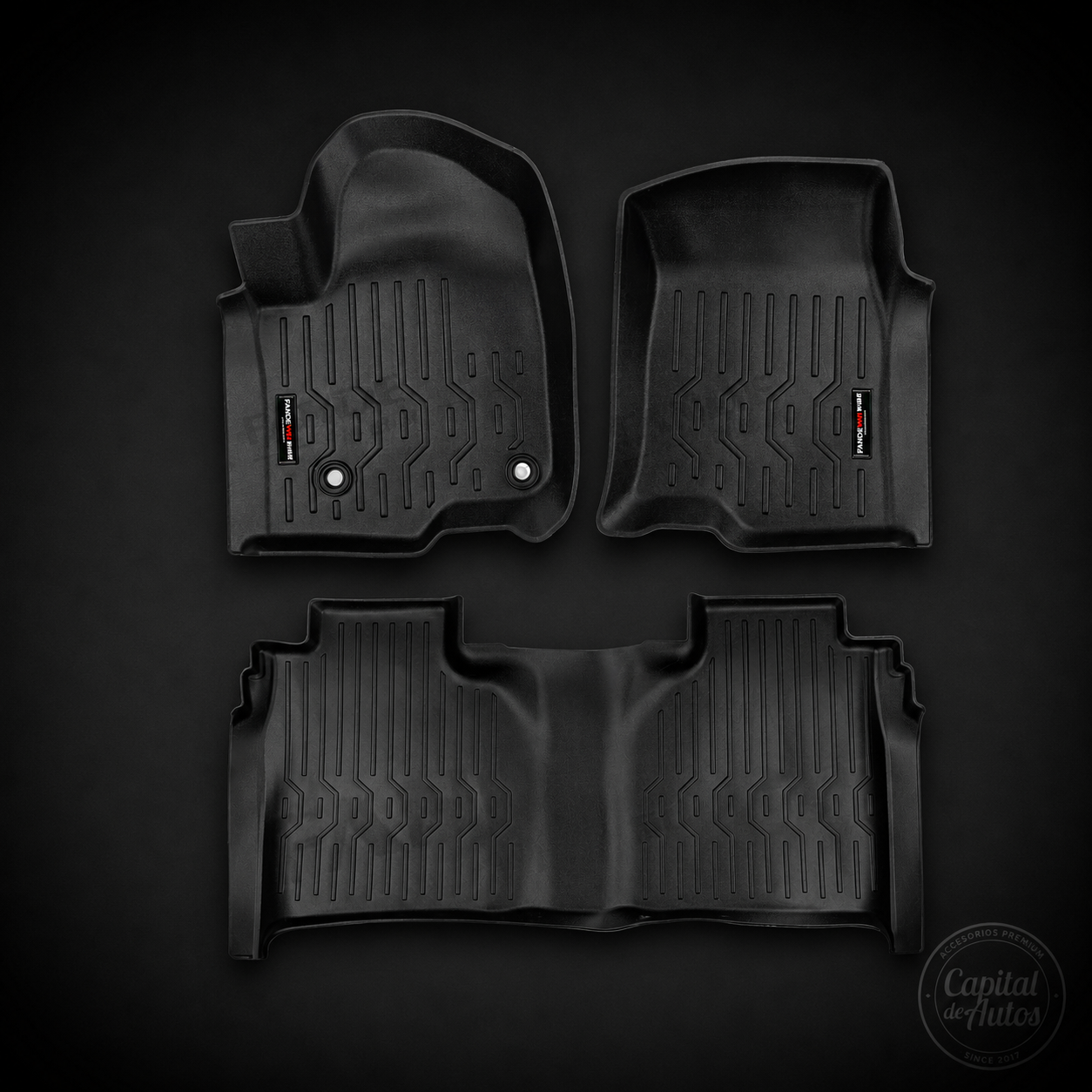 Alfombra Chevrolet Silverado 2019+ Pasajeros Cajon Bajo Asiento AF