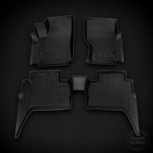 Alfombra Volkswagen Amarok 2010-2025 Pasajeros Con Portavasos Trasero AF