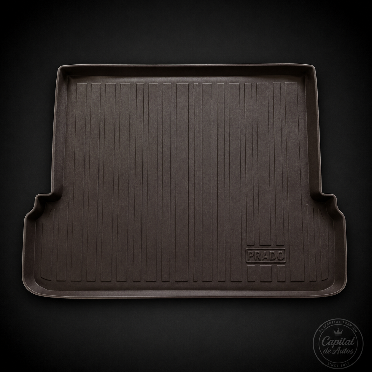 Alfombra Toyota Land Cruiser Prado 2010-2024 7 Pasajeros Cajuela Color Café AF
